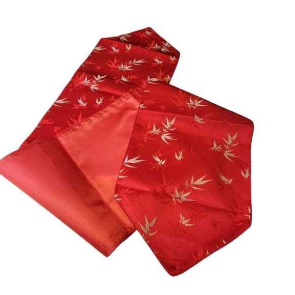Bamboo Motif Table Runner NEW - Picture 1 of 3
